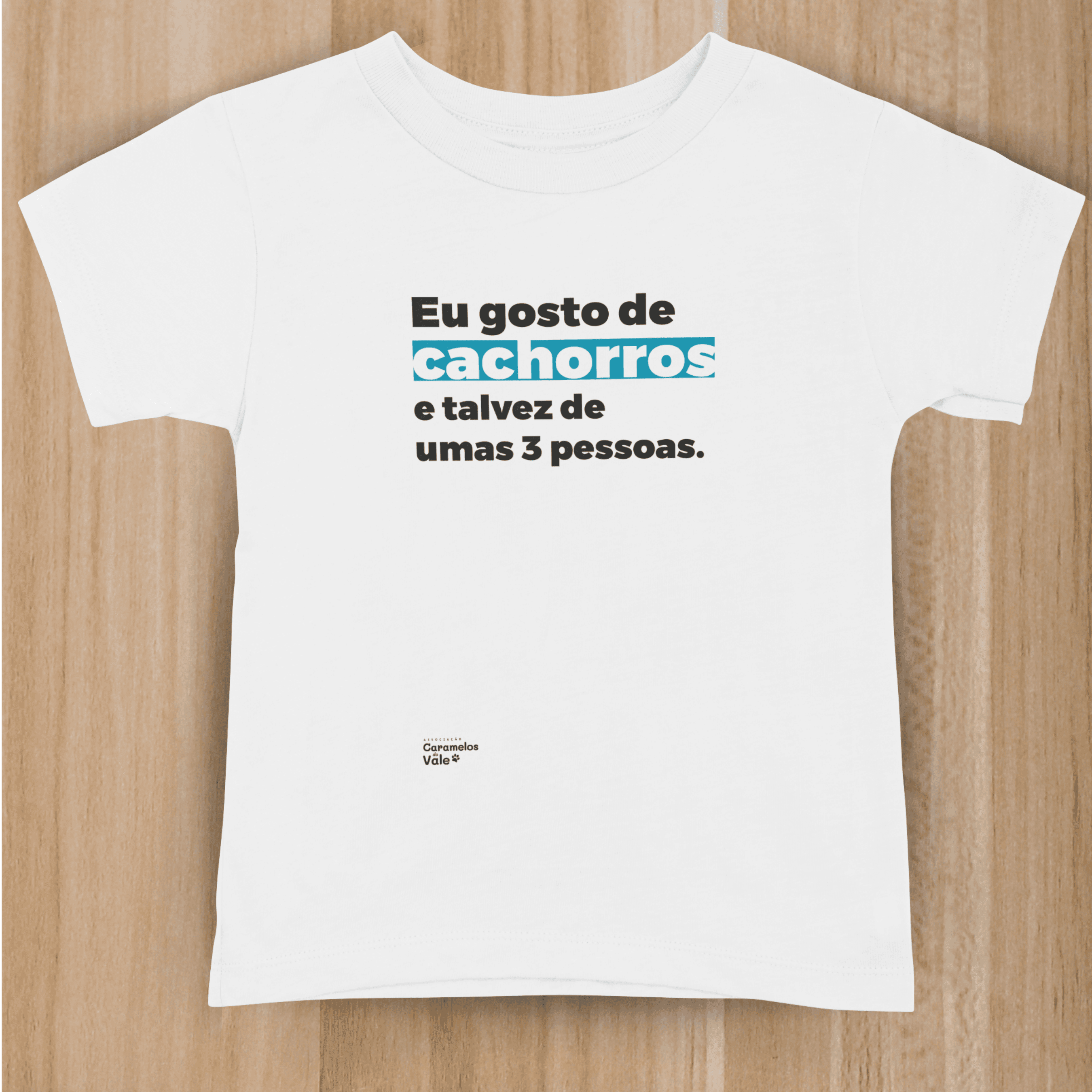 Camiseta branca - Eu gosto