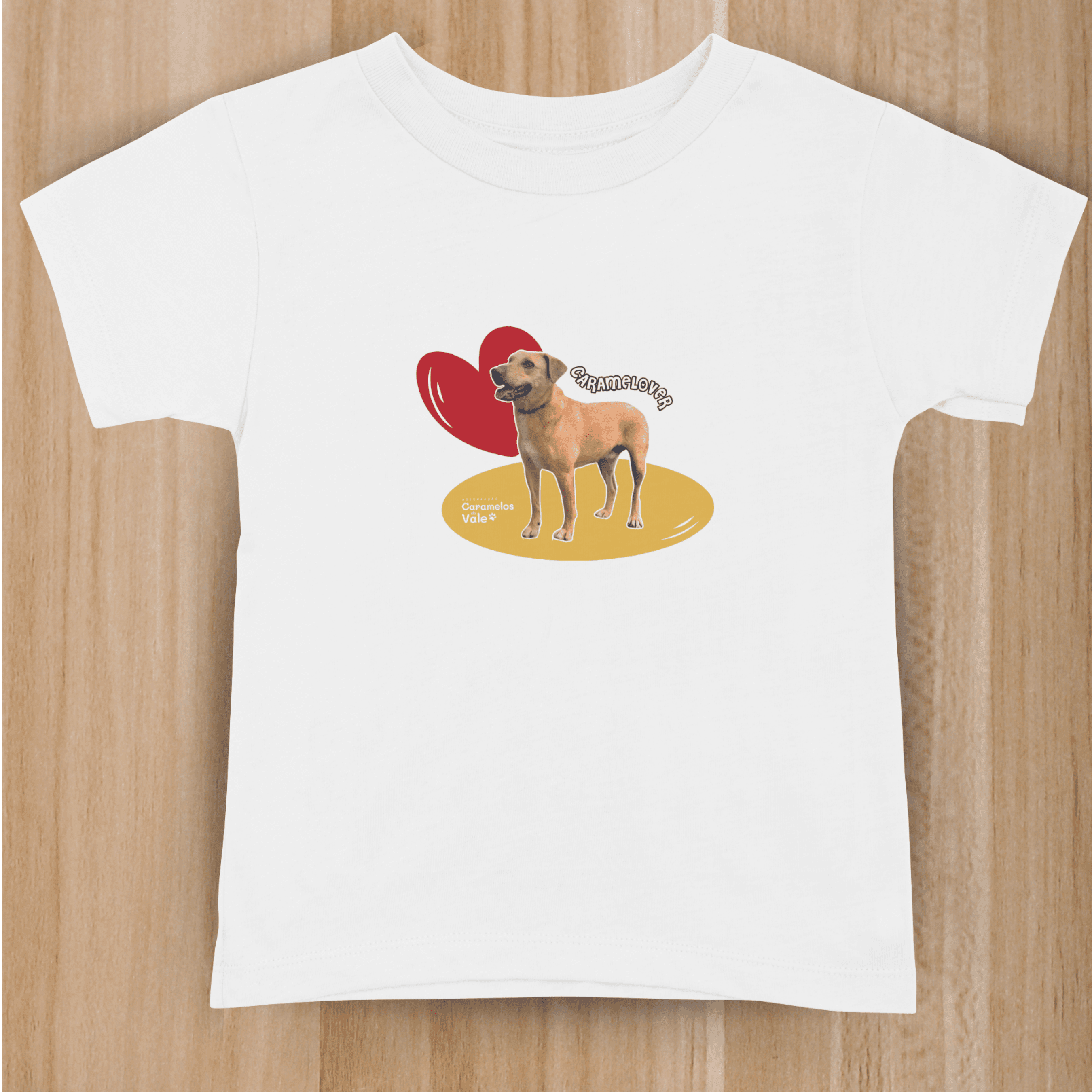 Camiseta branca - Lobo